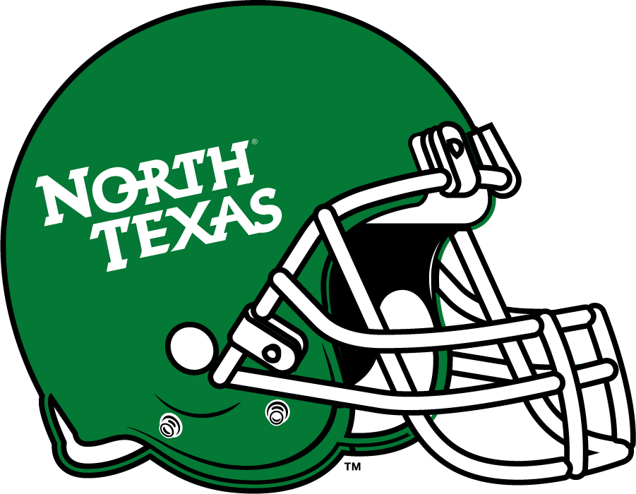 North Texas Mean Green 2011-2013 Helmet diy iron on heat transfer